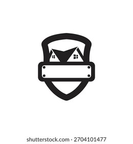 Home Shield Logo Template Design
