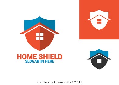 Home Shield Logo Template Design