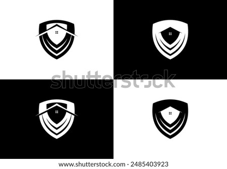 Home Shield Home Security Logo Design