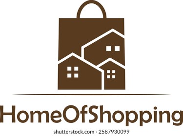 Home of shopping logo design