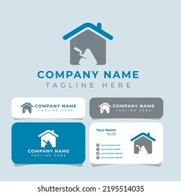 Home Shovel Logo, suitable for any business related to home and shovel.
