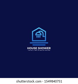 Home Shower Design Illustration Vector Template, Suitable for Creative Industry, Multimedia, entertainment, Educations, Shop, and any related business