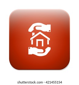 Home sign icon. House for sale.