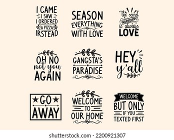 Home and sign t-shirt design vector file