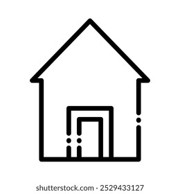Inicio iconos simples Ilustración vectorial