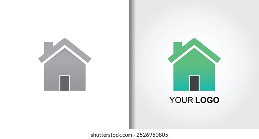 Startseite einfaches Logo-Template-Set
