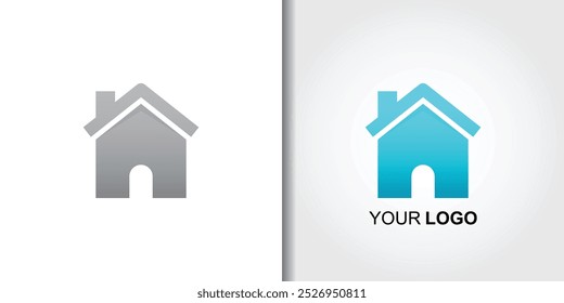 Inicio Conjunto de Plantilla de logotipo simple