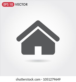 home single vector icon on light background