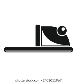 Home slippers object icon simple vector. Adorable apparel. Bedroom fashion