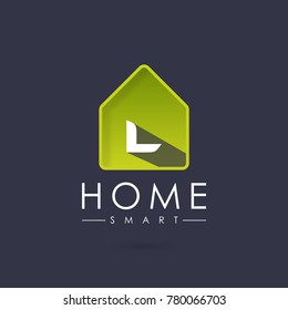 Home Smart, Initial Letter LLogo design