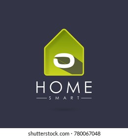Home Smart, Initial Letter O Logo design