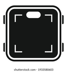 Home smart scales icon. Simple illustration of Home smart scales vector icon for web design isolated on white background