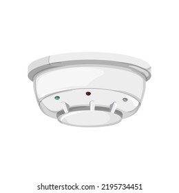 home smoke detector cartoon. home smoke detector sign. isolated symbol vector illustration