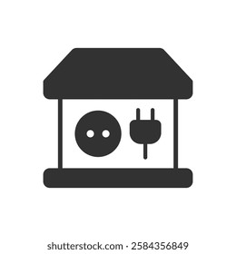 Home Socket Plug Icon Sign Symbol