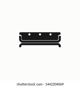 Home Sofa Vector icon. Home sofa vector Illustration