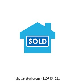 Home Sold Logo Icon Design Stock Vector (Royalty Free) 1107354821 ...