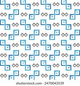 Home specialized trendy multicolor repeating pattern vector illustration design
