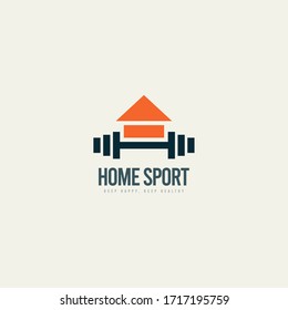 Home Sport Logo Icon Vector Template Design Illustration