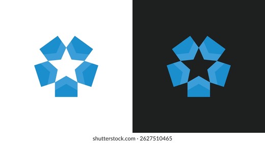 Home Star Logo Design Vector