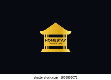 Home stay business logo design