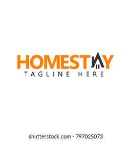 Home stay Logo Vector Template Design