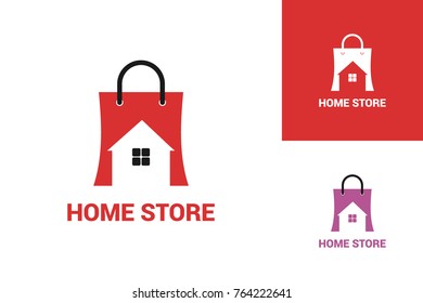 Home Store Logo Template Design