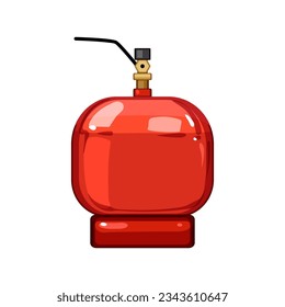 home stove fuel cartoon. flame heat, blue propane, hot cook home stove fuel sign. isolated symbol vector illustration