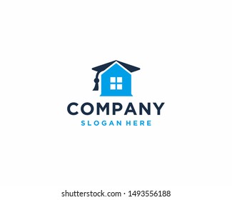 Home student logo design template