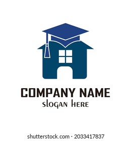 Home student logo design template