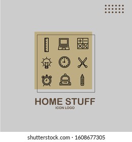 home stuff icon logo ideas