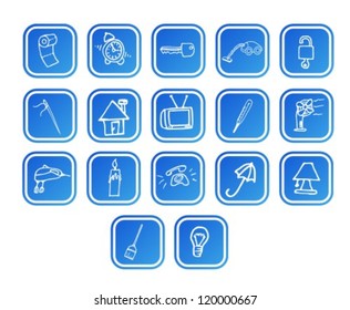 Home stuff, icon set