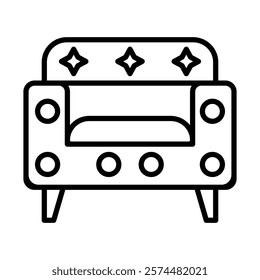 home stuff vector  line icon design