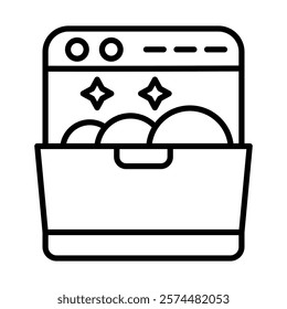 home stuff vector  line icon design