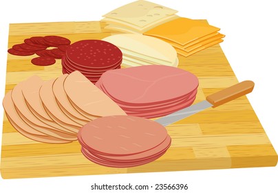 Home style hand cut delicatessan meats and cheese