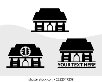 Home SVG Printable Vector Illustration