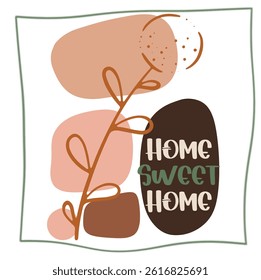 Home sweet home art design illustration 