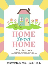 Home sweet home card