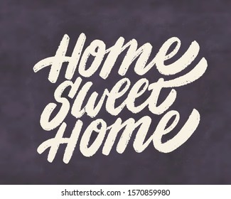 Welcome Home Chalkboard Sign Stock Vector (royalty Free) 1131819650