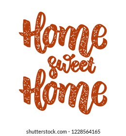 Home sweet home. Design element for poster, menu, banner. Vector illustration