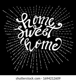 home sweet home, doodle illustration