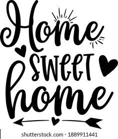 Home Sweet Home Door Mat Vector File