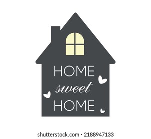 Home Sweet Home Family Print Stock Vector (Royalty Free) 2188947133 ...