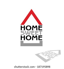 home sweet home icon vector illustration