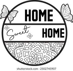 Home sweet home laser cut design