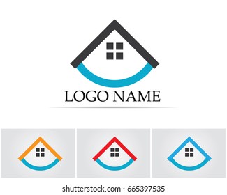 Home sweet home logo and symbols