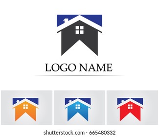Home sweet home logo and symbols