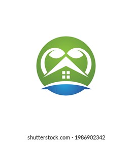 Imagen vectorial del logotipo del hogar dulce
