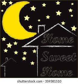Home sweet home . Night .