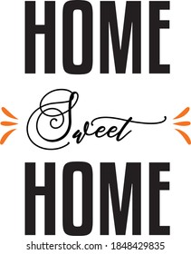 Home Sweet Home With Pumpkin Decoration
