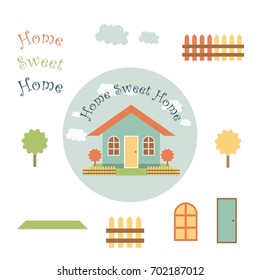 Home Sweet Home Set Vector Designs